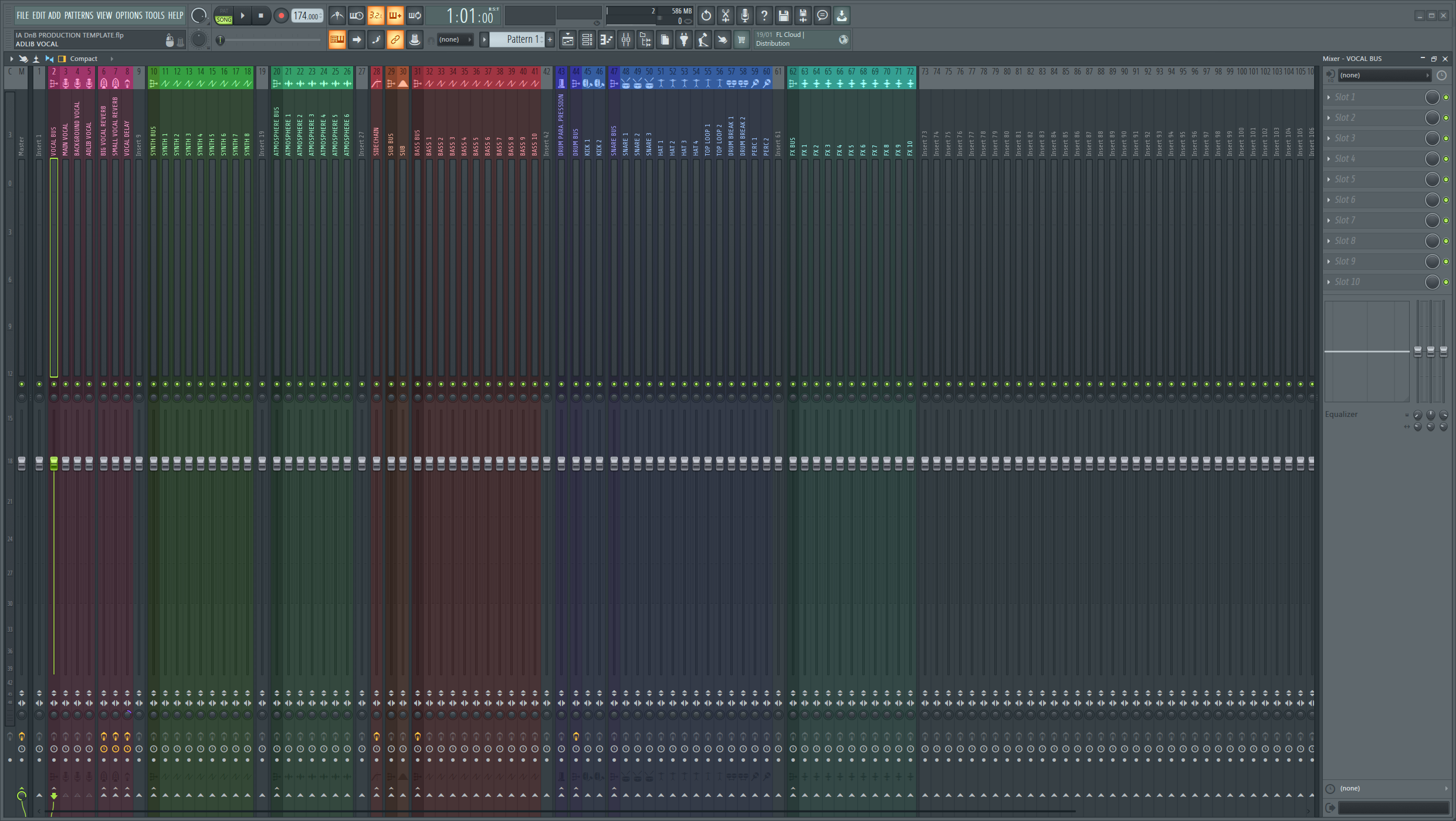 FL STUDIO 21 IA DnB Template